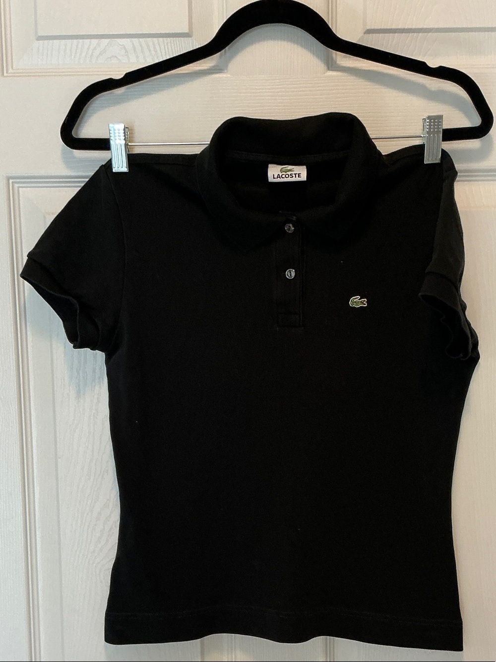 Lacoste Black Polo Shirt - Short Sleeve